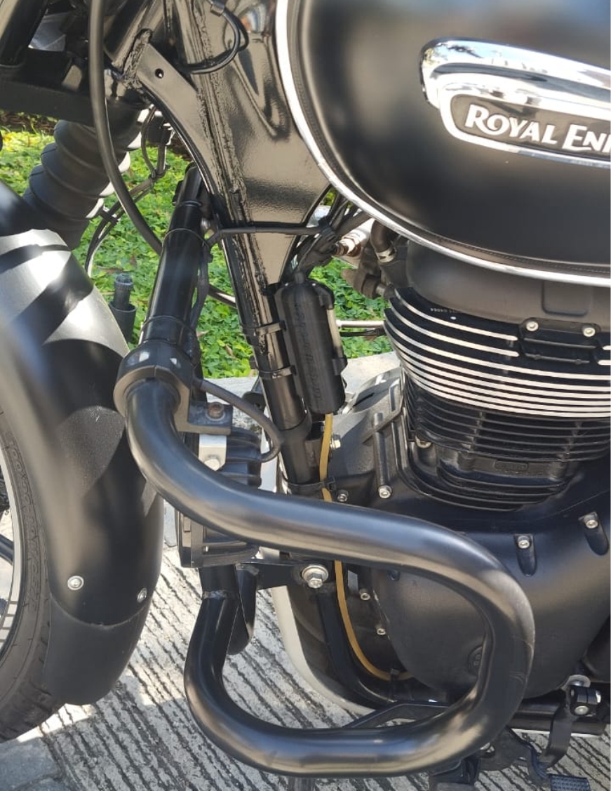 Motoiler instalado en moto
